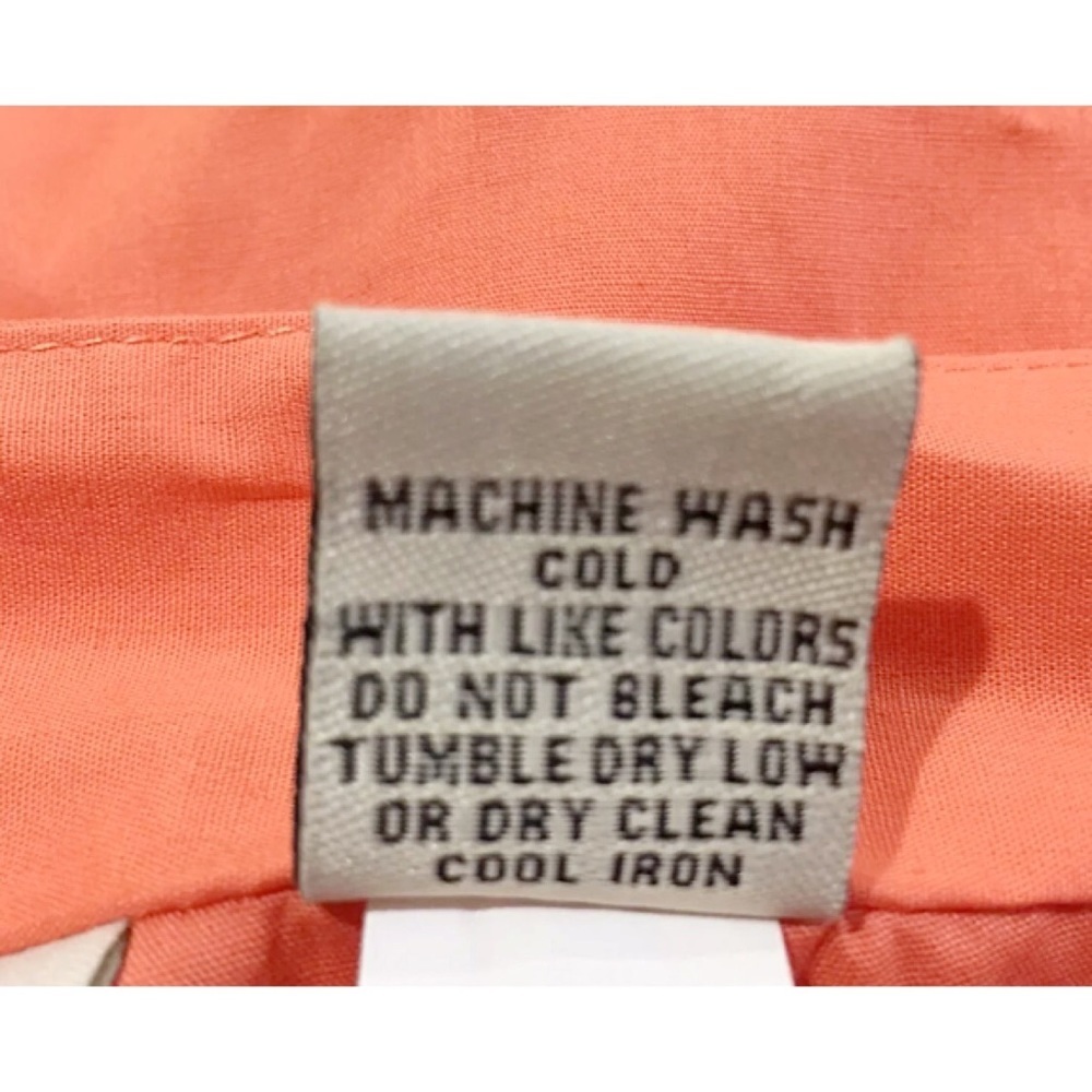 SAHALIE Sz 4 Orange Stretch Active Skort - Picture 8 of 8